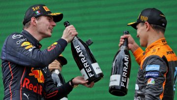 Verstappen Norris Imola 2022