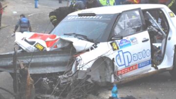 Kubica crash rally