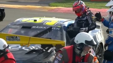 Raikkonen crash