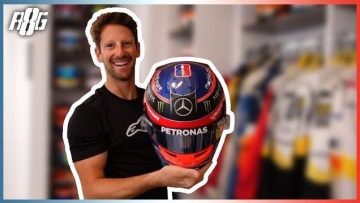 grosjean Mercedes helmet