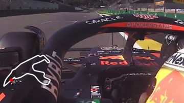 Verstappen onboard screen