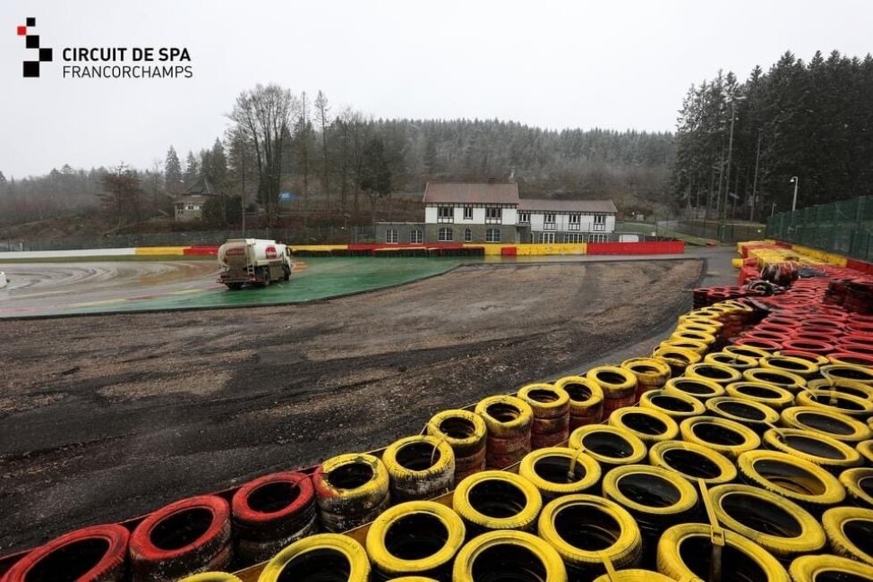 Video: First glimpse of the new-look Spa F1 track after major changes ...