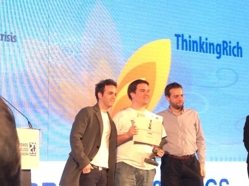 Ganador de Premios 20 Blogs en Economía