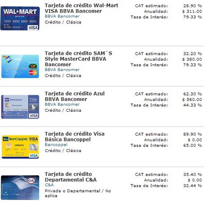 Credito mejor mexico tarjeta