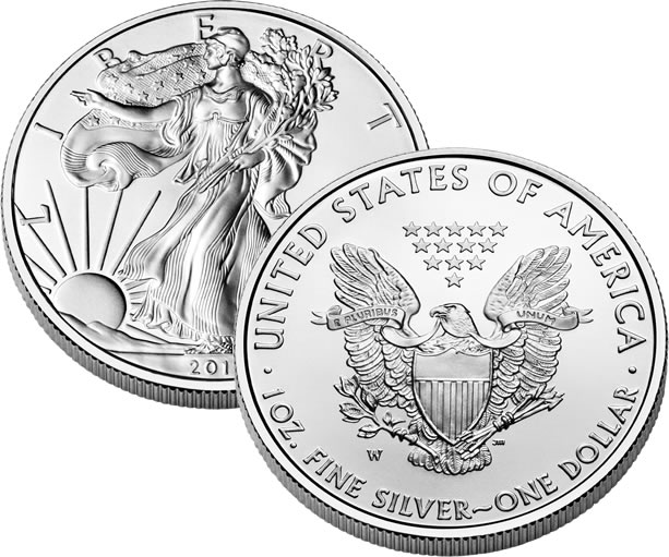 monedas de plata US Mint
