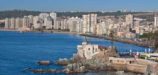 Las mejores ciudades para vivir en Chile: Viña del mar. Chile