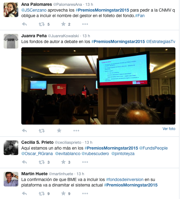 twitter premios morningstar 2015