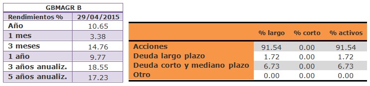 Fondo de Inversión GBMAGR B