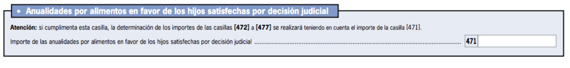Pensión compensatoria y anualidades por alimentos
