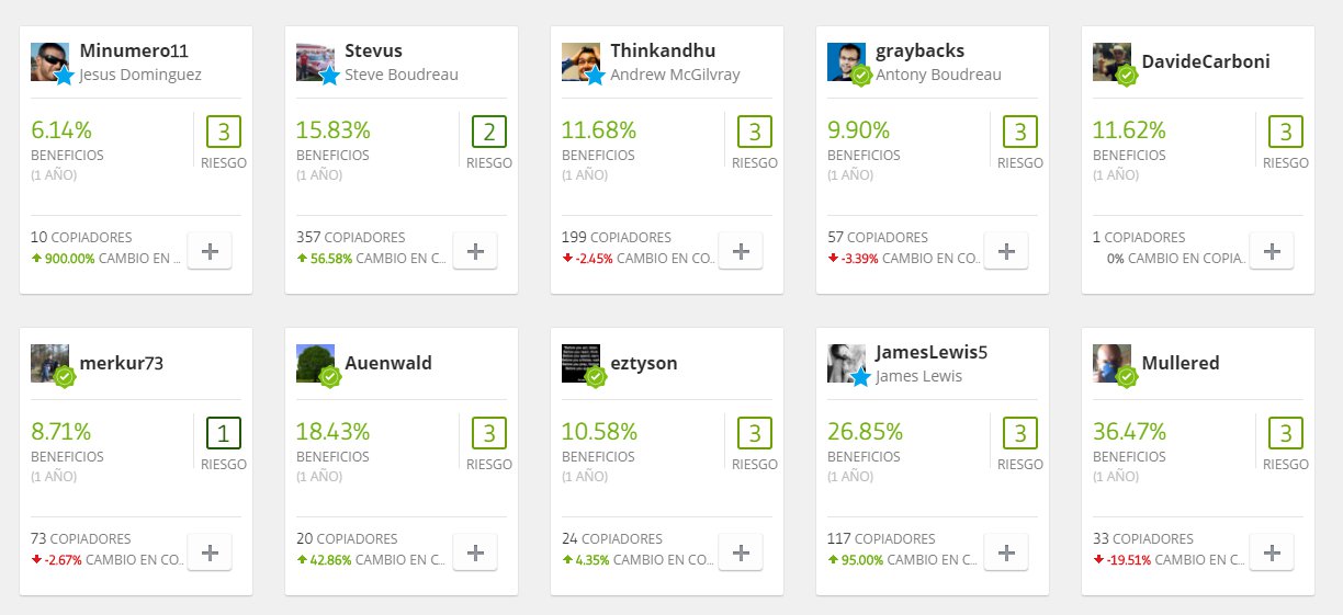 Plataforma forex etoro