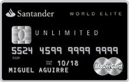 Mejores tarjetas de crédito para 2017: Santander World Elite