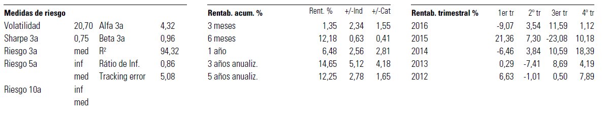 Ratios Fidelity China Focus