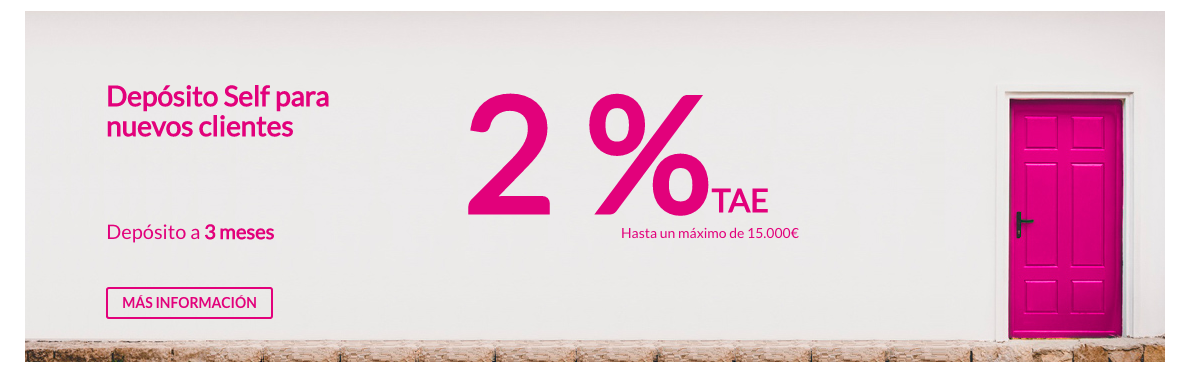 Depósito Self ganador premios rankia 2016