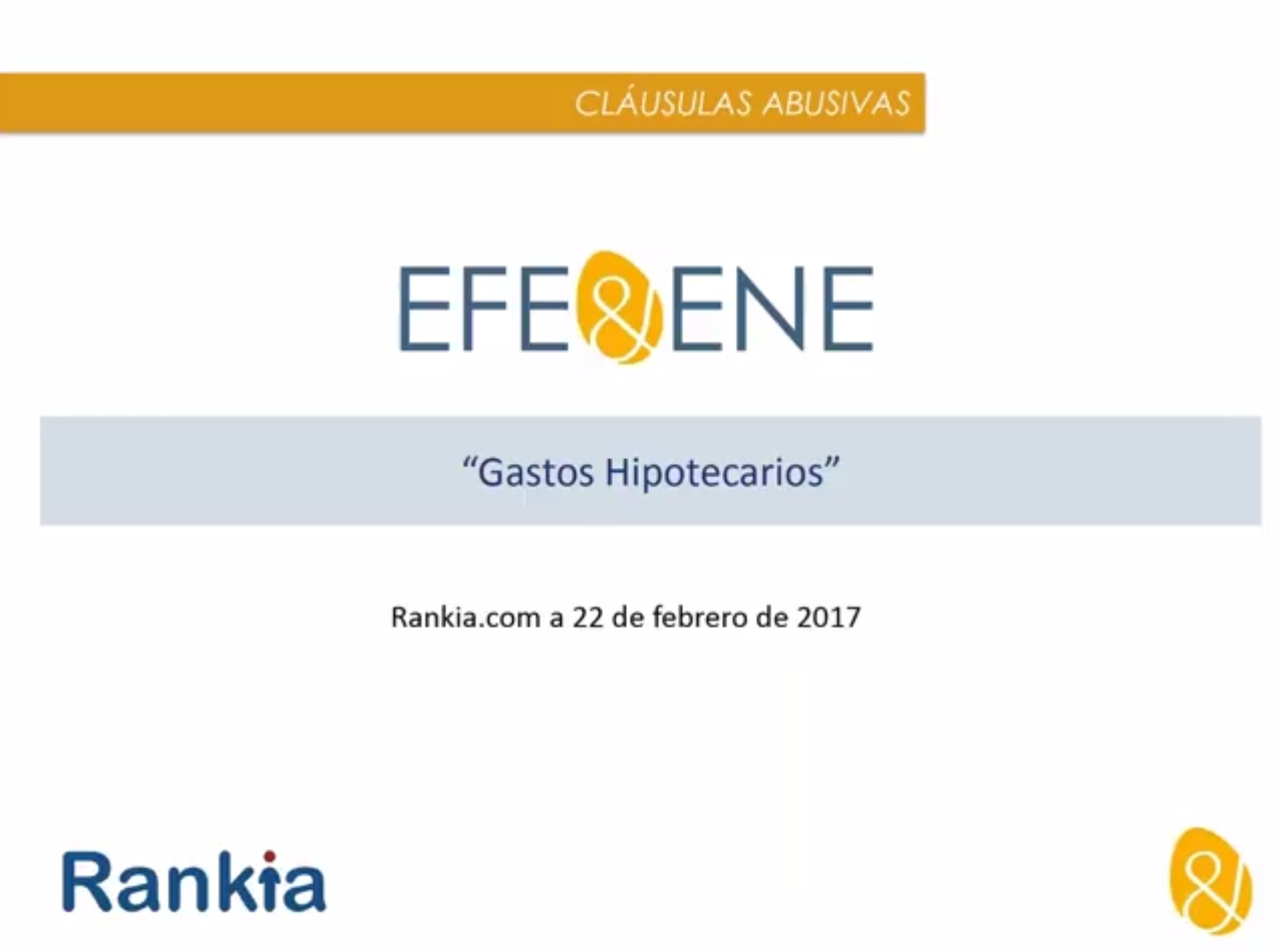 Gastos Hipotecarios Webinar