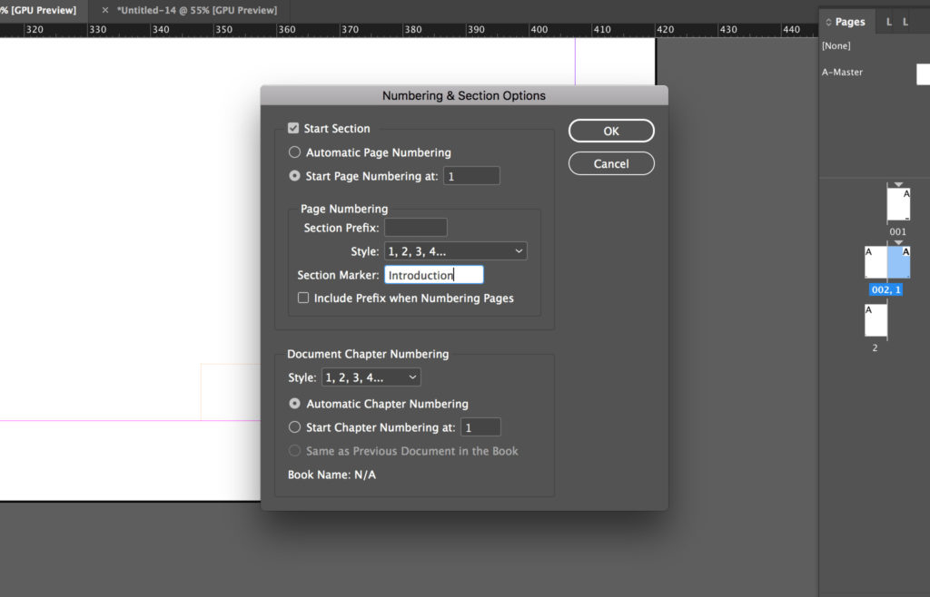 InDesign page numbers Step by step tutorial