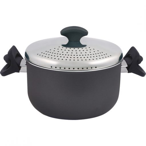 OLLA PASTA 20 CM CON TAPA CON ESCURRIDOR