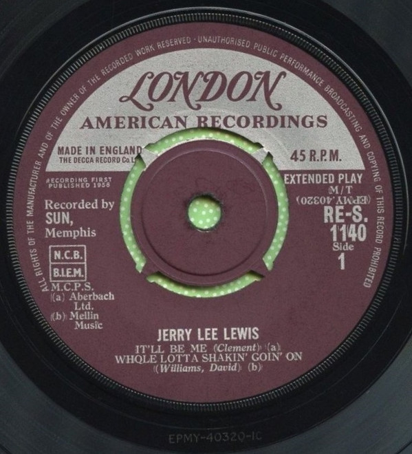 Jerry Lee Lewis - Jerry Lee Lewis (7 Zoll EP, RP) - Bild 3 von 4