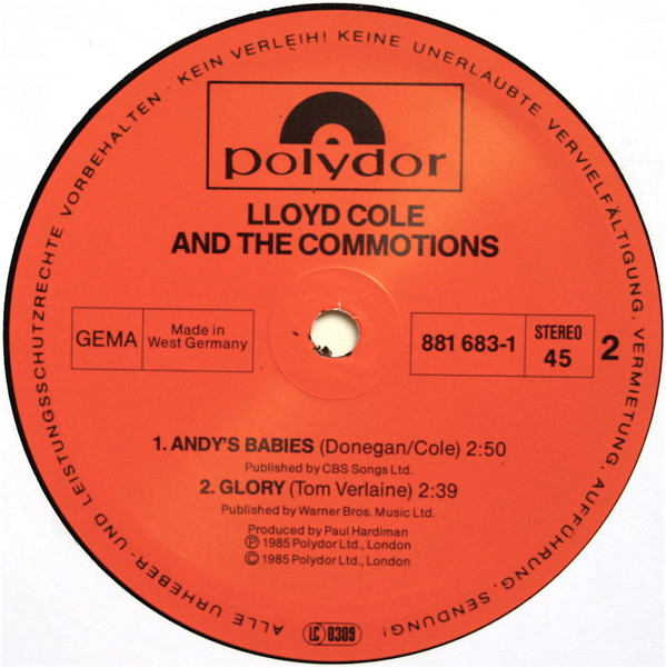 Lloyd Cole & The Commotions - Perfekte Haut (12", Maxi) - Bild 4 von 4