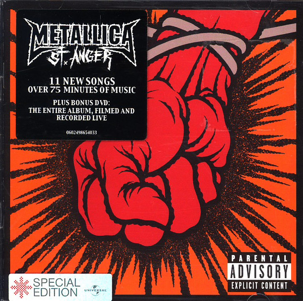 Metallica - St. Anger (CD, Album + DVD-V, Copy Prot., Multichannel