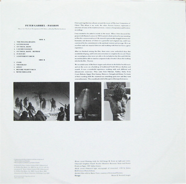 Peter Gabriel - Passion (Music For The Last Temptation Of Christ) (2xLP, Album) - Picture 7 of 8