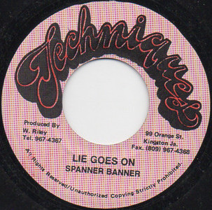 Spanner Banner - Life Goes On (7", RE) - Picture 1 of 2