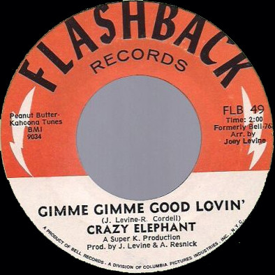 Crazy Elephant - Gimme Gimme Good Lovin' / Dark Part Of My Mind (7", Single, RE) - Bild 2 von 3