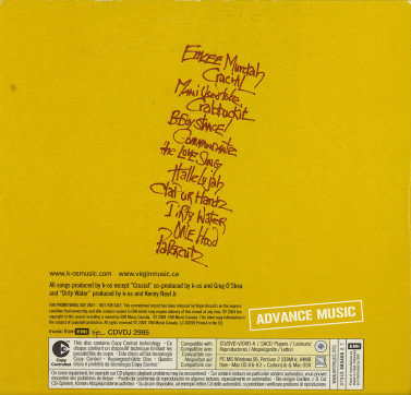 K-OS - Joyful Rebellion (CD, Album, Copy Prot., Promo) - Picture 2 of 3
