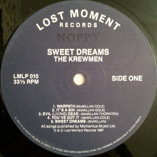 The Krewmen - Sweet Dreams (LP, Album) - Foto 3 di 4