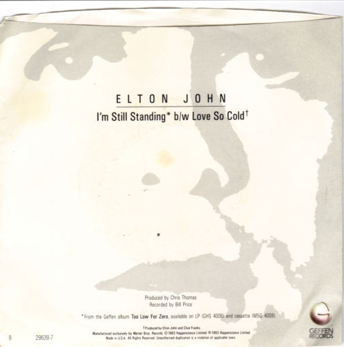 Elton John - I'm Still Standing (7", Single, Win) - Bild 2 von 4