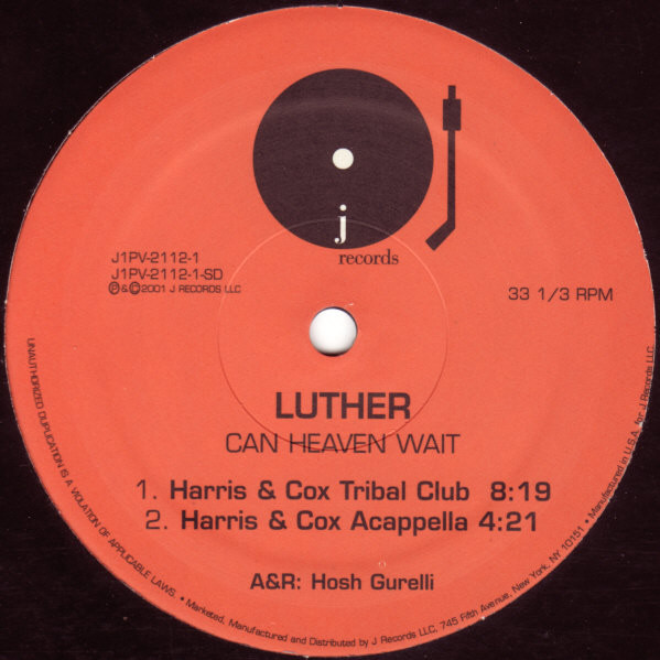 Luther Vandross - Can Heaven Wait (2x12") - Picture 4 of 4