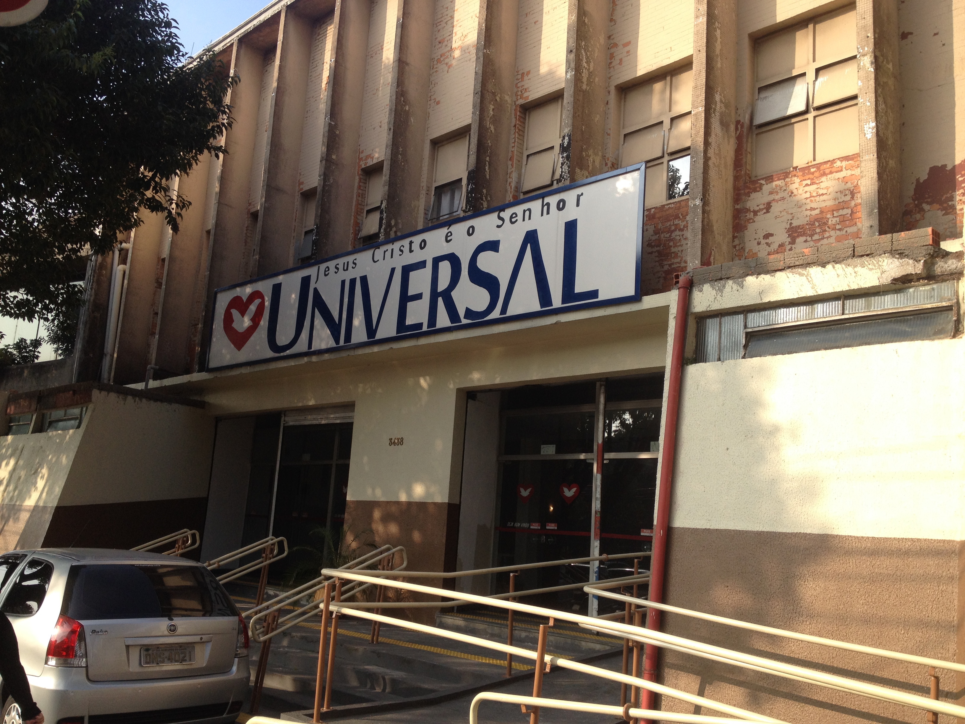 The Universal Church of the Kingdom of God in Brazil, where the author went to explore the role of religious objects. Photo: Gavin Feller