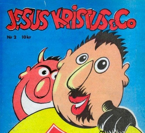 Cover of Jesus Kristus &amp; Co, published by the Heathen Society of Norway.