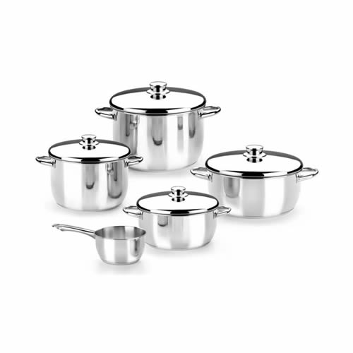 Batería de cocina 5 piezas Monix Optima