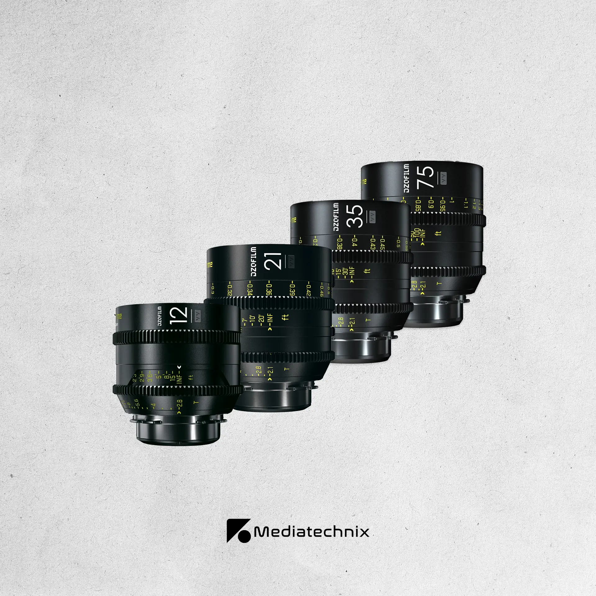 DZOFilm Vespid Prime Set 4er Set (12mm, 21mm, 35mm, 75mm)