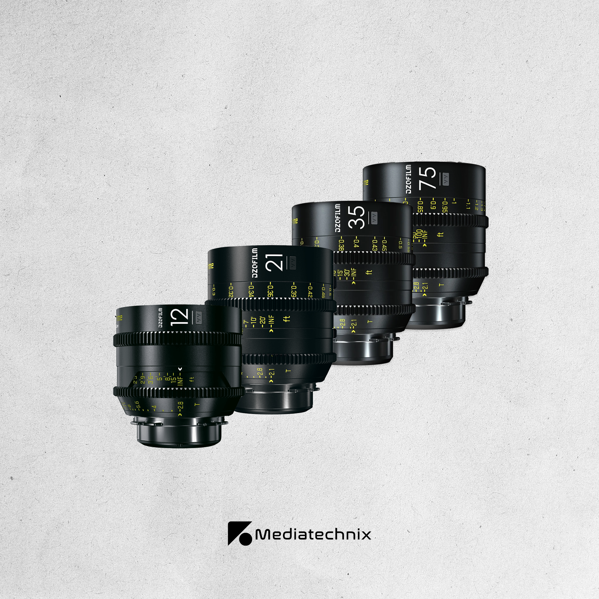 DZOFilm Vespid Prime Set 4er Set (12mm, 21mm, 35mm, 75mm) - Bild 2