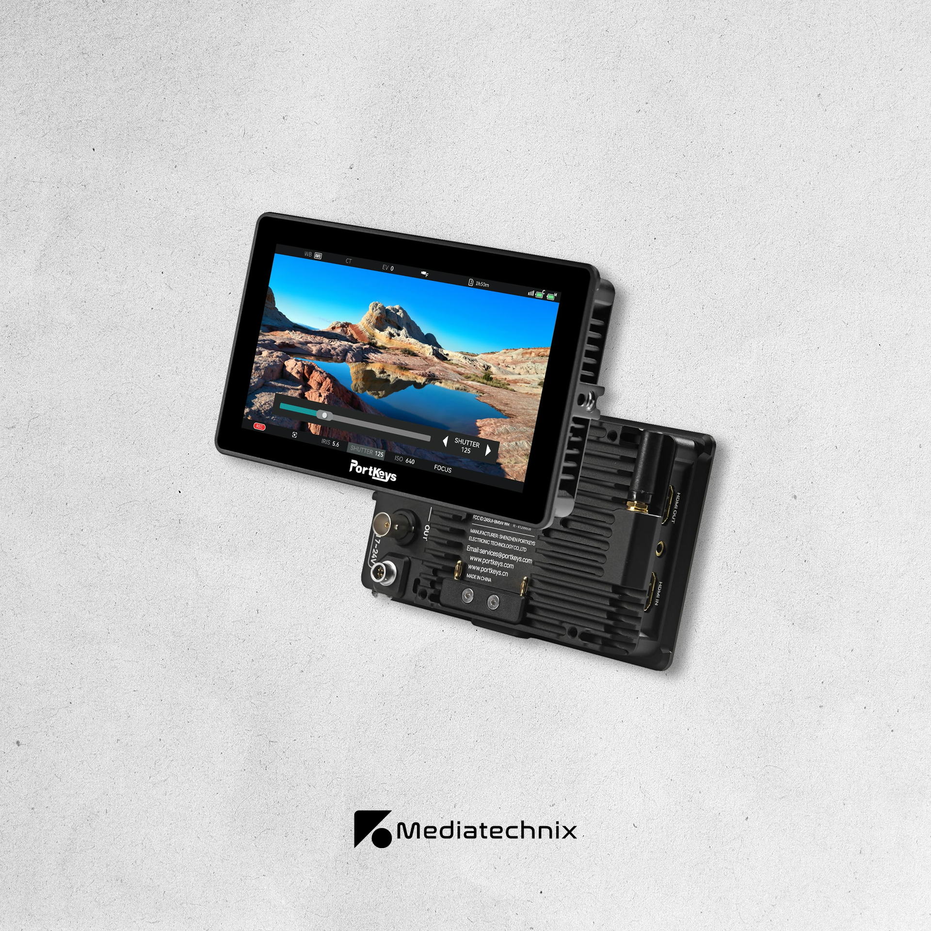 Portkeys BM5 IV WR | 5,5" 4K60 Kontrollmonitor mit kabelloser Kamerasteuerung