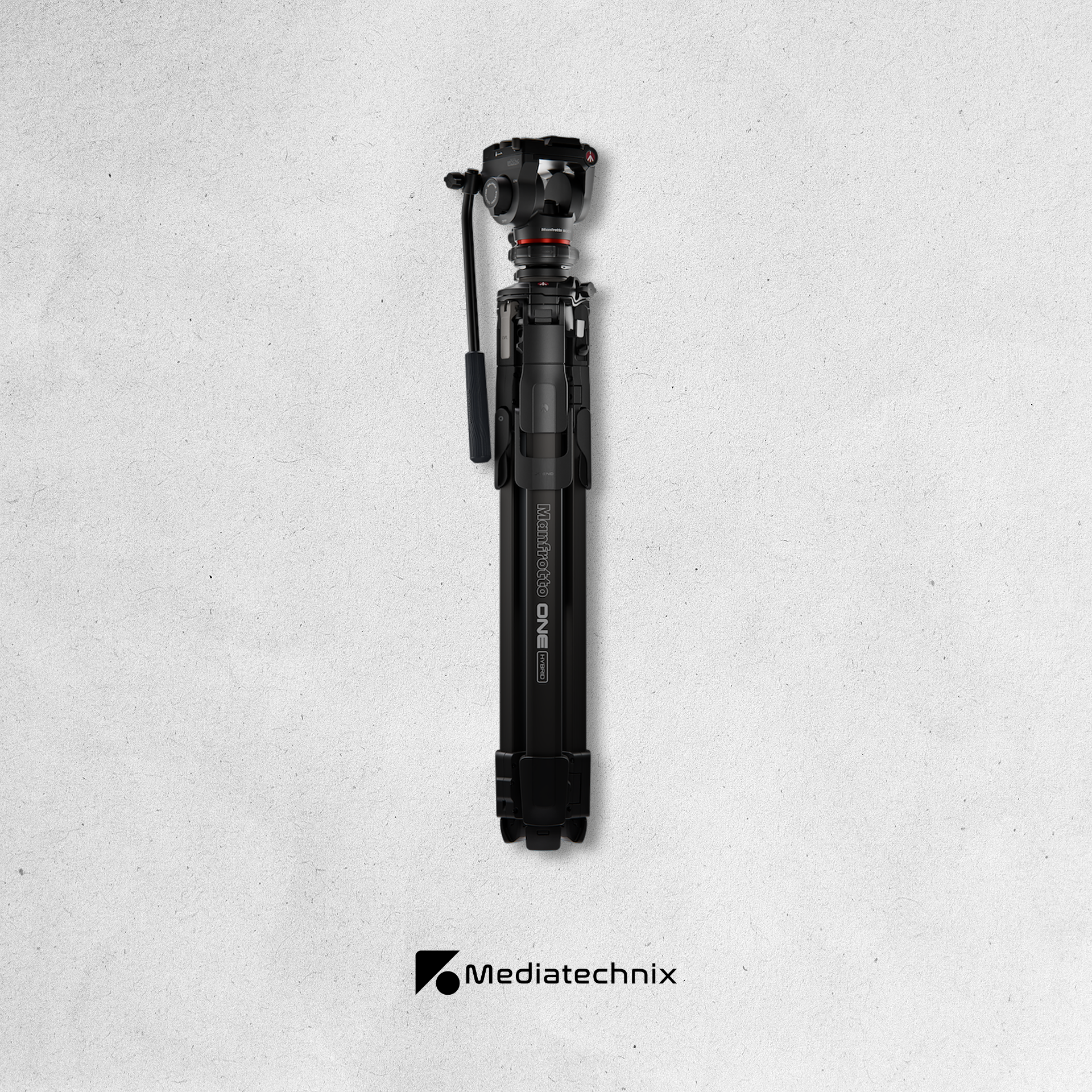 Manfrotto ONE Alu Hybrid-Stativ mit MVH500X Fluid-Kopf