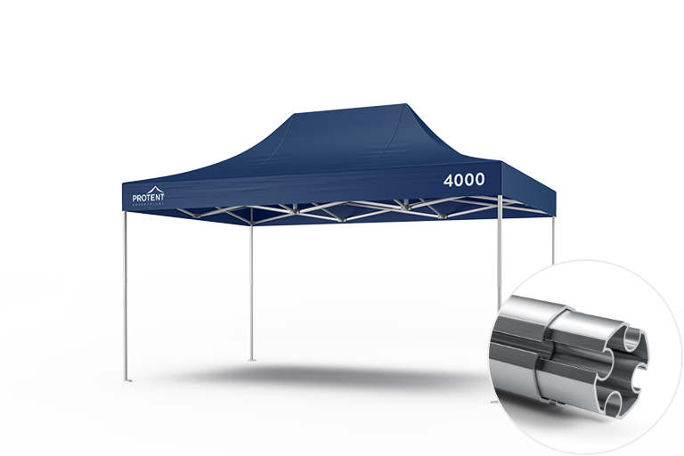 PRO Tent 4000 3x6m (weisses Dach)