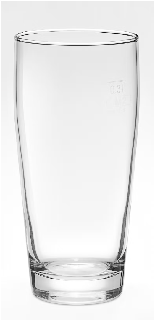 Willibecher geeicht 0,3 L (40 Stück - im Rahmen)