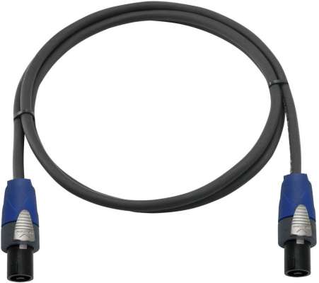 Lautsprecherkabel (PSSO)  Speakon 2x2,5 5m sw