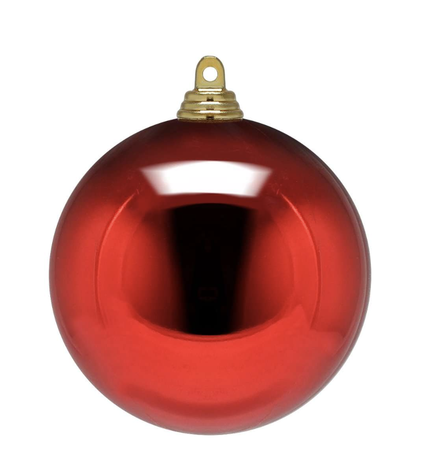Weihnachtkugeln Pro B1 glanz rot, Ø 10 cm