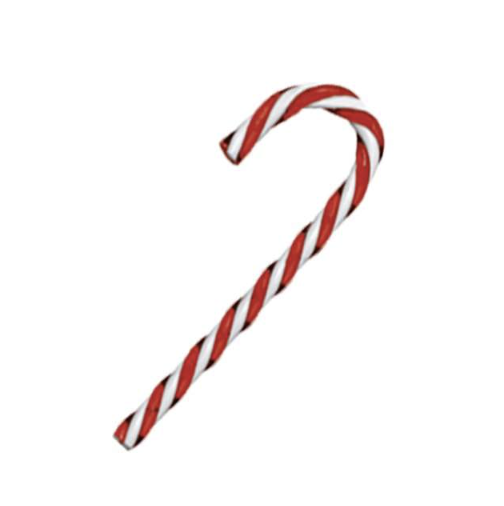 Zuckerstangen rot-weiß, 15 cm