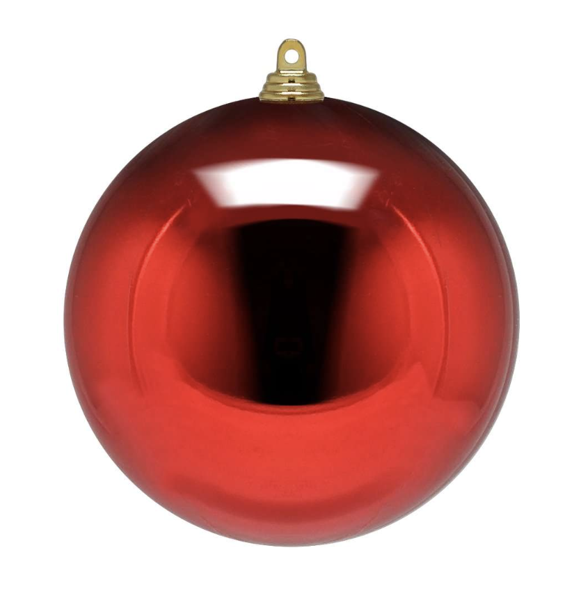 Weihnachtskugel Pro B1 glanz rot, Ø 20 cm