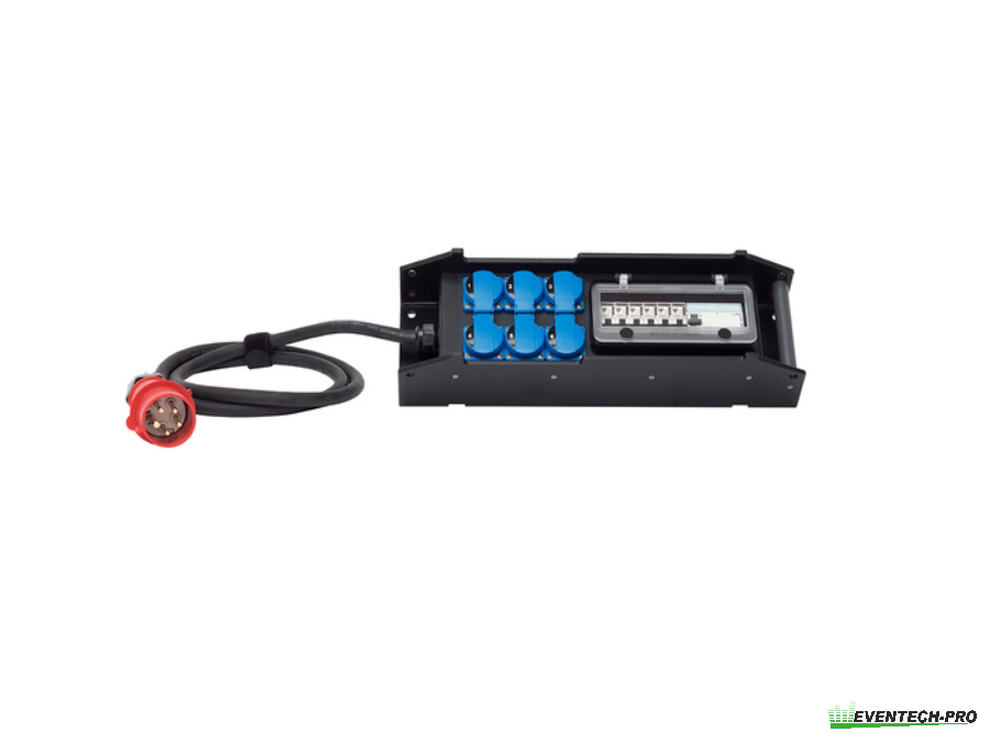 Verteiler Boden (Indu) CEE 16A -> 6x Schuko