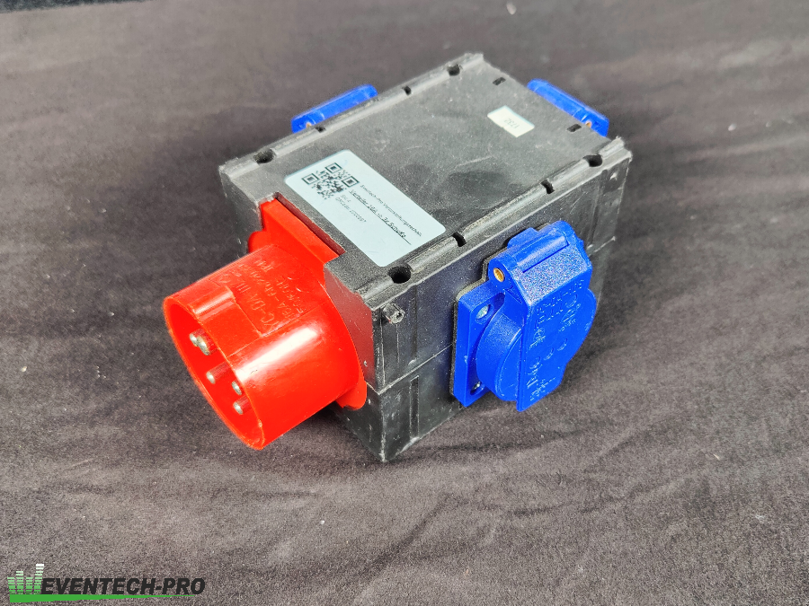 Verteiler CEE 16A -> 3x Schuko