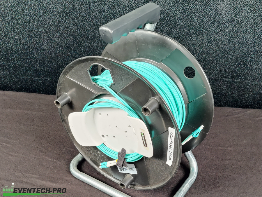 Trommel - LWL (Glasfaser) Patchkabel LC/LC 100m - 50/125um - OM3