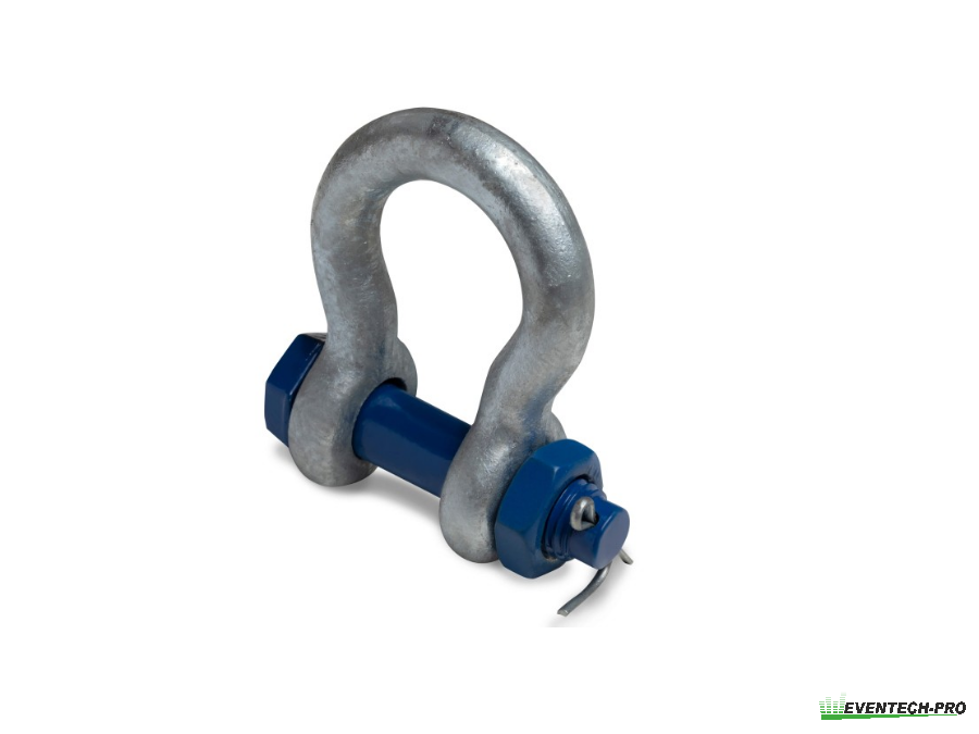 Schäkel 5/8 WLL 3,25t mit Sicherungsbolzen