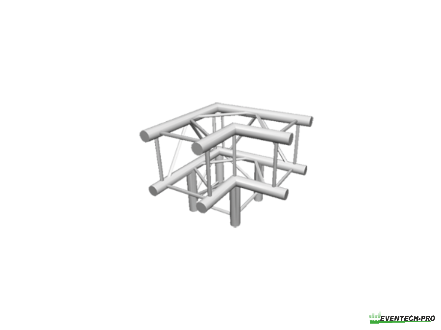 Expotruss X4K-30 3-Weg Ecke 90°, Abgang unten