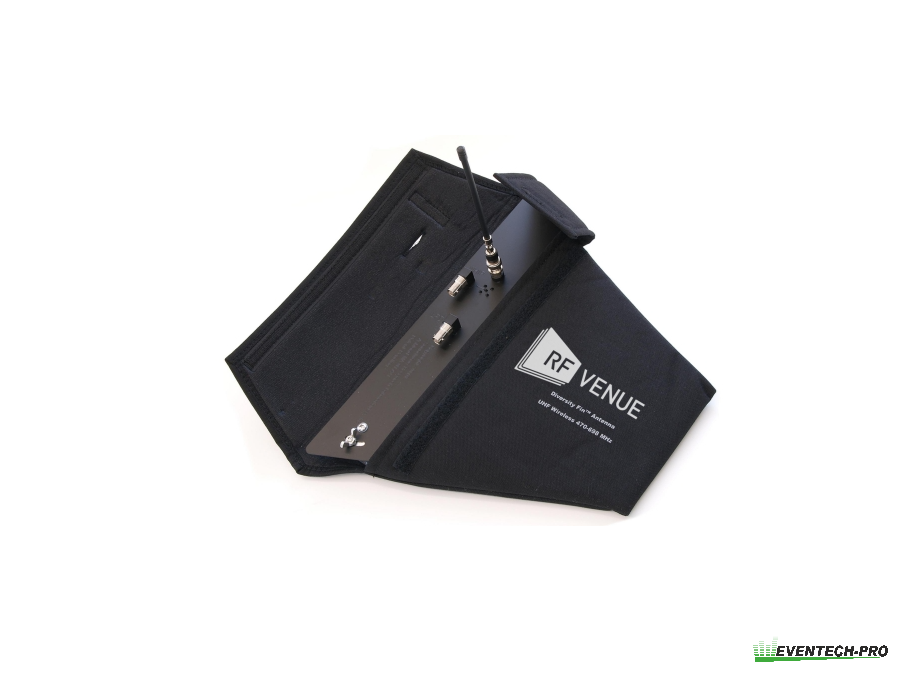 RF Venue DIVERSITY FIN Doppel-Antenne, passiv, 2x BNC, 470-698MHz, faltbar