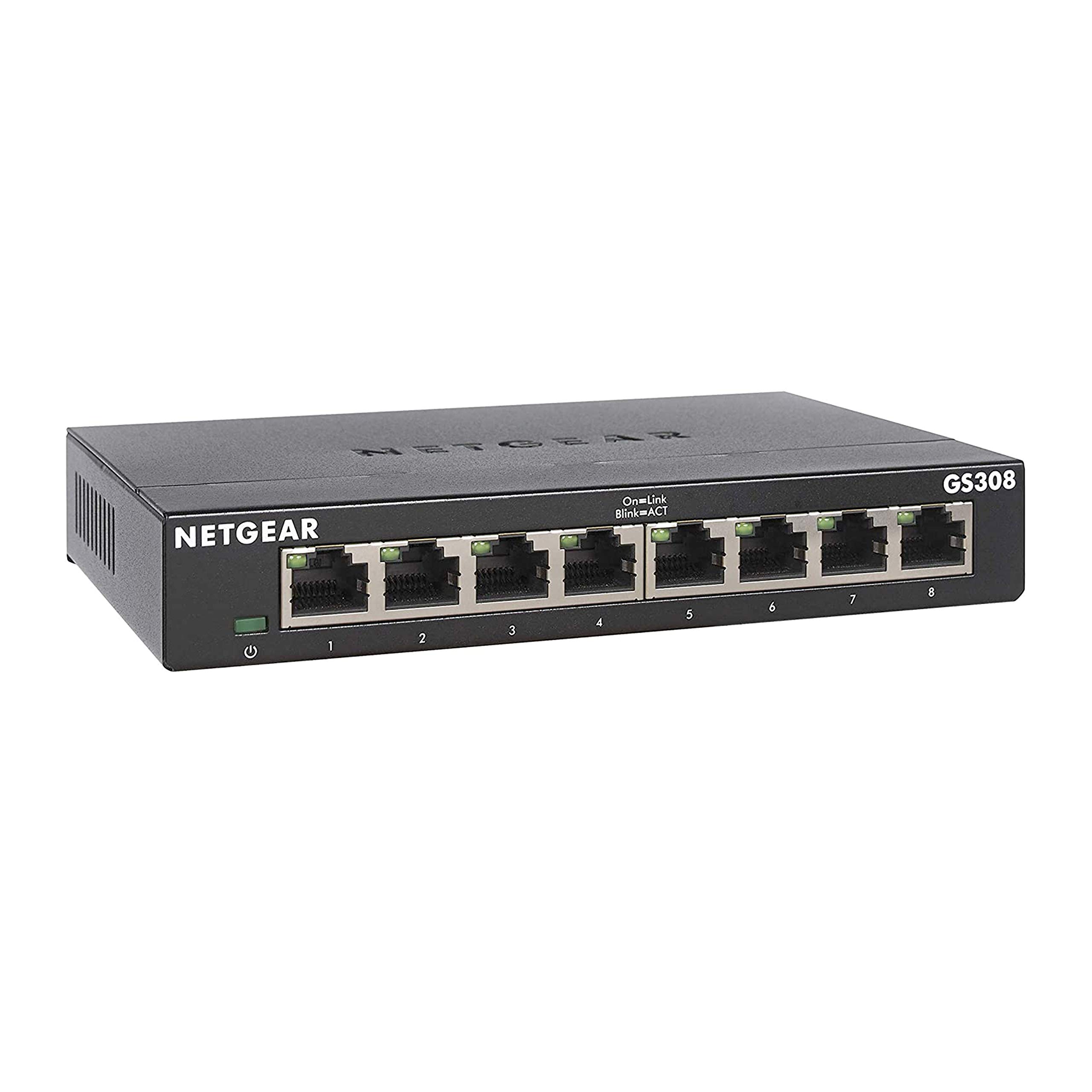 Netgear-Switch, 8-Port, Unmanaged